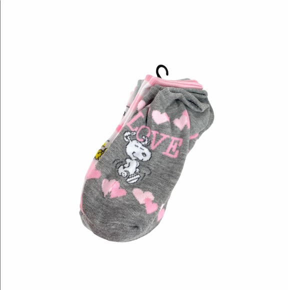 Peanuts Snoopy and Woodstock Valentine’s Socks - Picture 6 of 9